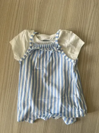 Combinaison été bébé fille 1 mois