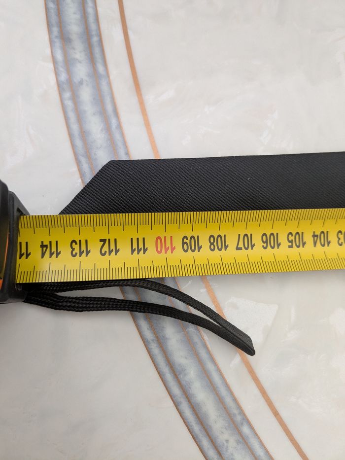 Cravate noir slim. Taille 115 cm - photo numéro 9