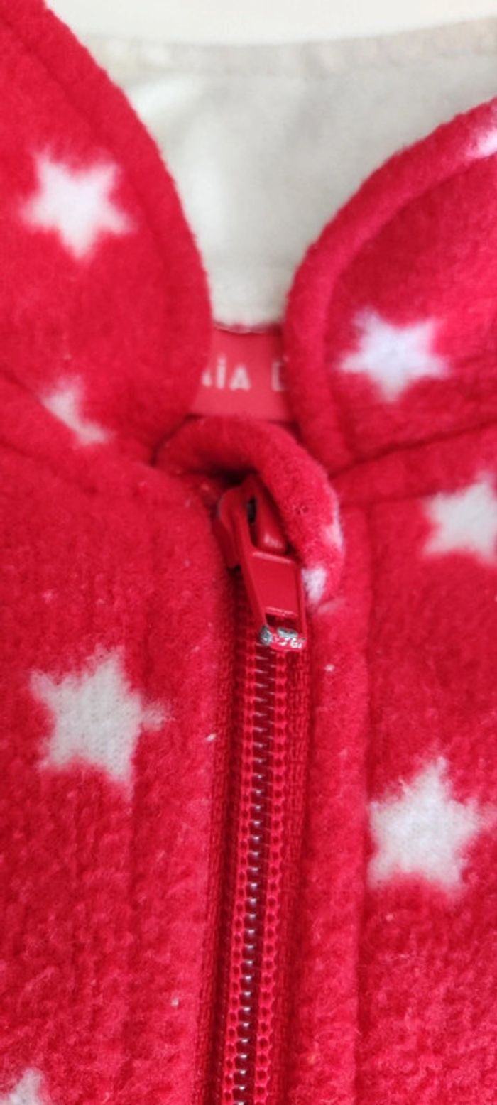 Veste gilet polaire étoilé 🌟 bébé fille mi saison printemps automne et hiver - photo numéro 3