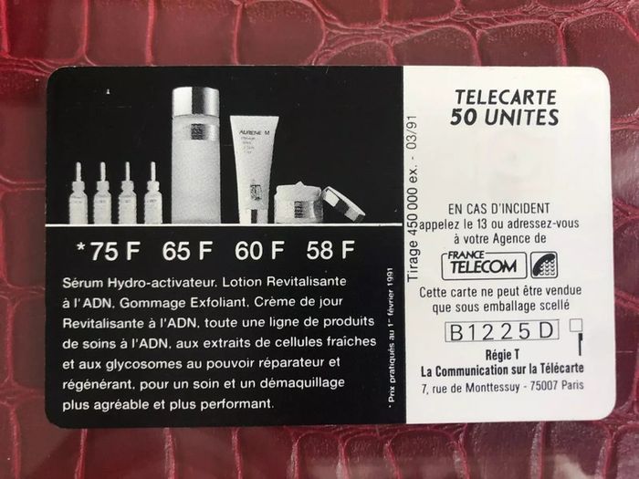 Lot 9 télécartes France 1991 French Phonecards 1991 - photo numéro 7