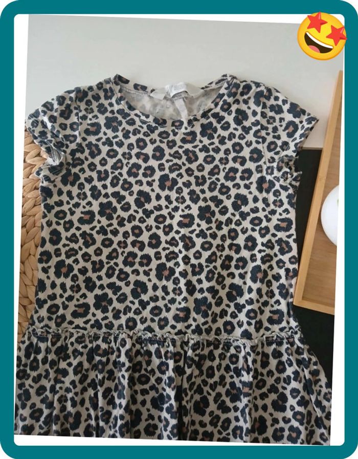 Robe H&M à motifs Taille 6 ans🌿💝 - photo numéro 2