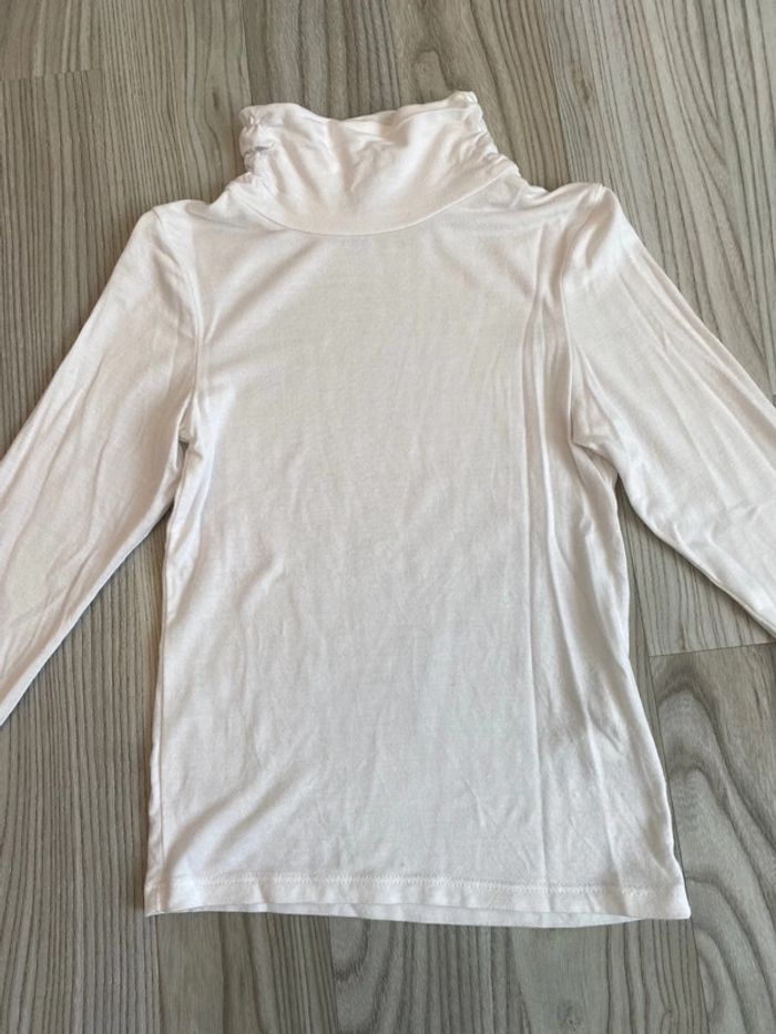 Col roulé blanc étoiles orchestra 6 ans - photo numéro 2