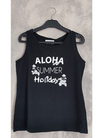 Tee-shirt Aloha Summer Holidays In Extenso 12 ans