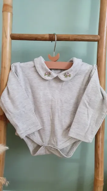 Body col claudine fleuri