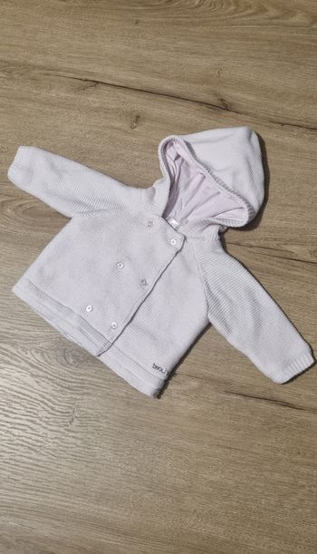 Gilet en maille Brioche 1 mois