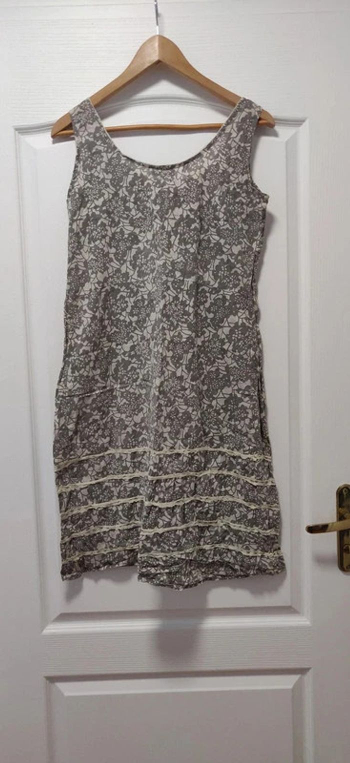 Robe sans manches fleurie Dimension 40 - photo numéro 4