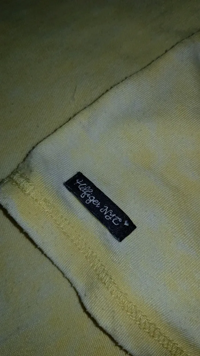 T-shirt jaune Tommy Hilfiger - photo numéro 4