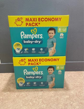 2 Maxi Eco Pampers Baby-dry