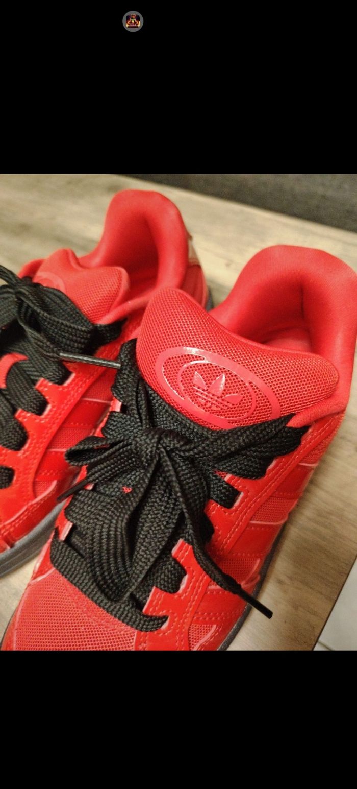 Basket campus adidas rouge - photo numéro 3