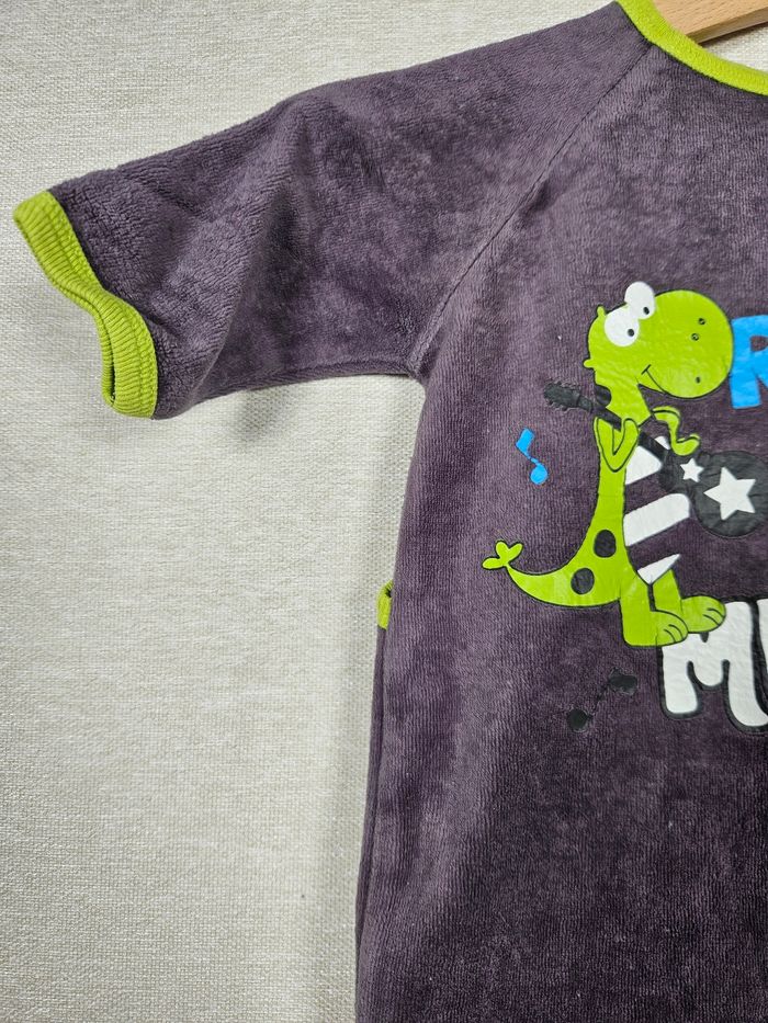 Pyjama velours kitchoun 3 mois 60 cm - photo numéro 2