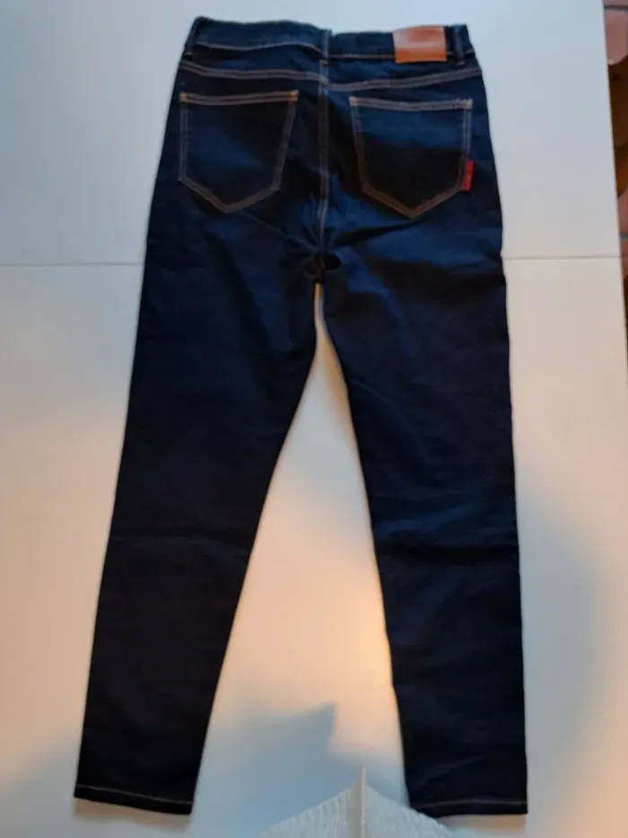 Jeans taille haute avec de l élasthane T 38 - photo numéro 4