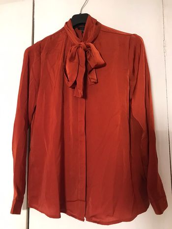 Blouse manche longue cuivre