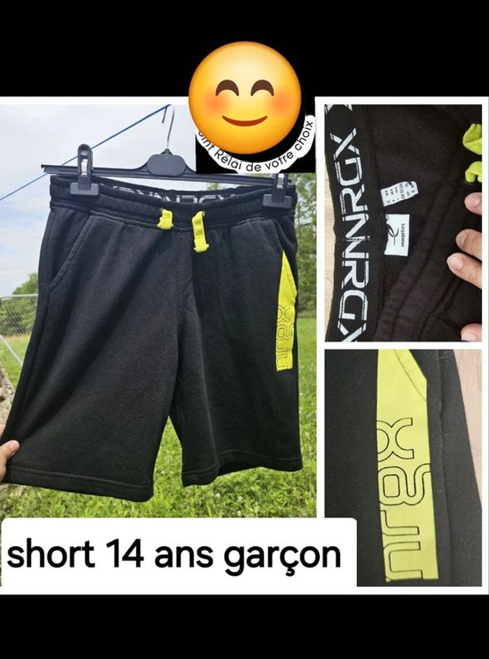 Short garçon 14 ans énergétics