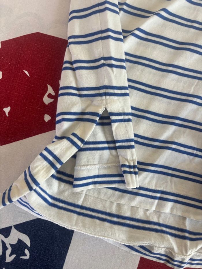 Polo Ralph Lauren taille S à rayures blanche et bleu - photo numéro 7