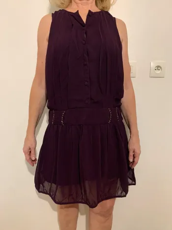 Robe ange violette femme
