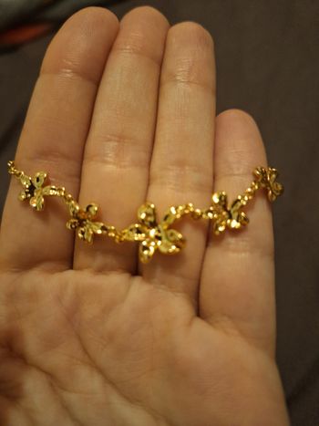 Bracelet fleur ( acier inoxydable  )