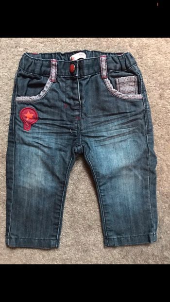 Jean fille DPAM 9 mois jolis détails