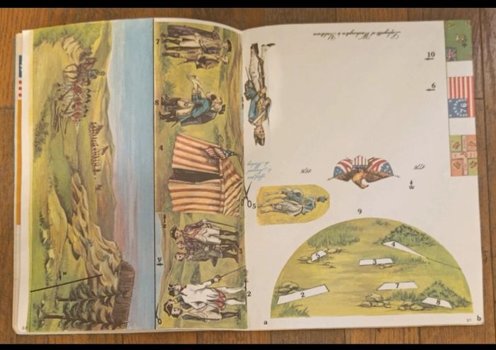 Ancien journal de mickey avec cadeau tableau happy birthday america N°1258 de 1976 vintage