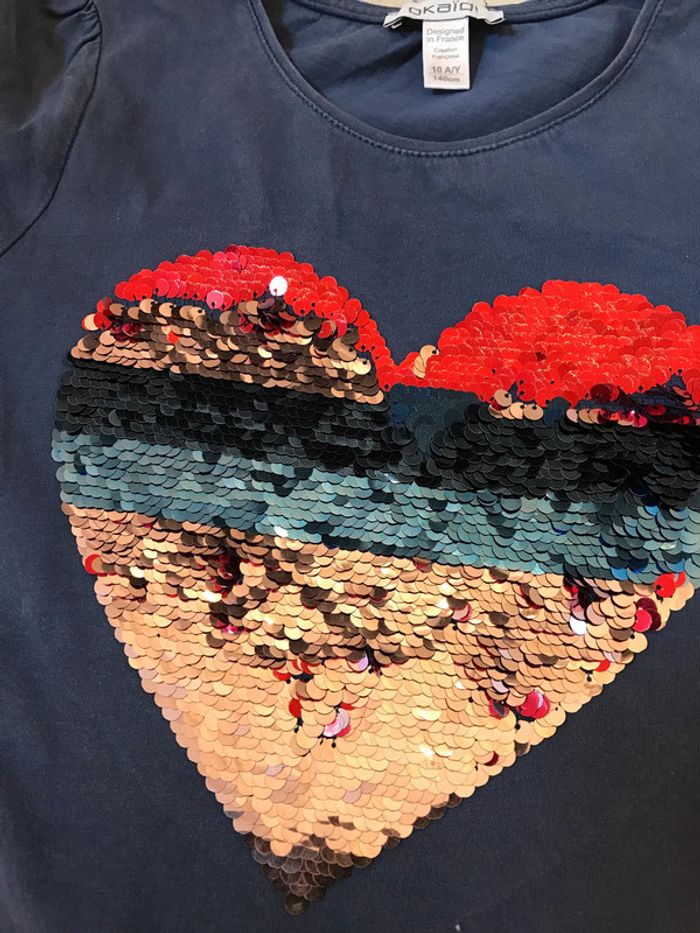 Lot de 2 tee-shirt 10 Ans - photo numéro 5