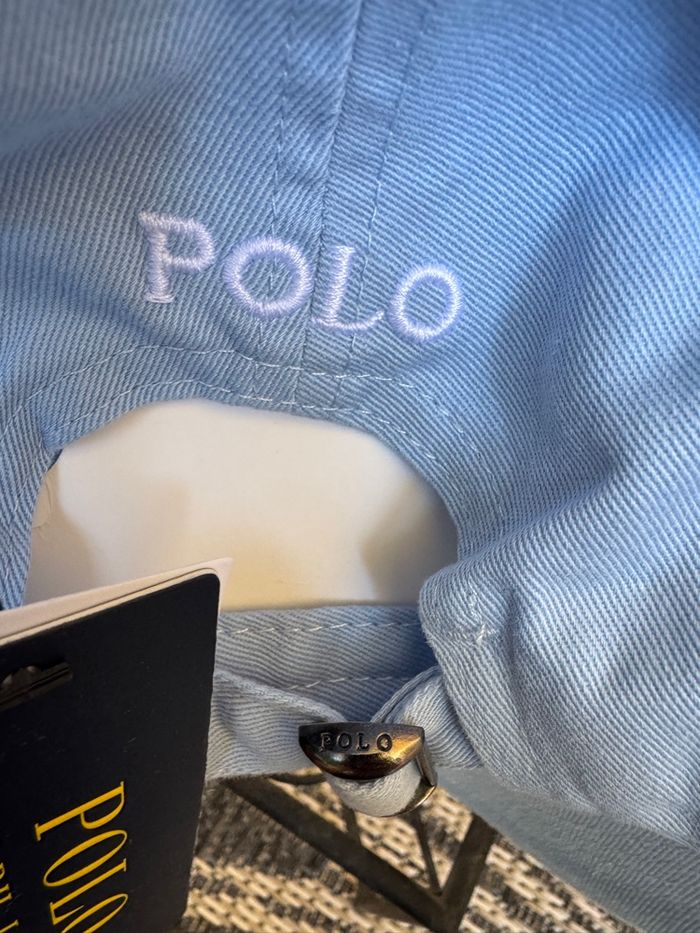 Casquette Ralph Lauren bleu clair neuve - photo numéro 3