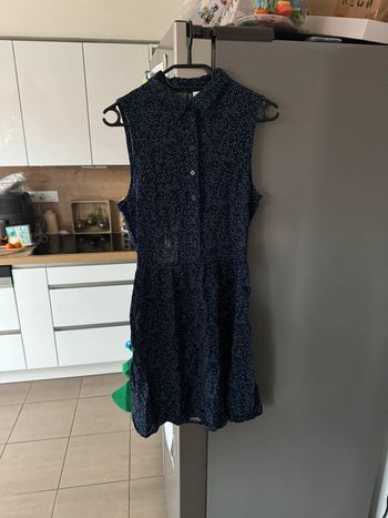 Robe à pois dos ouvert