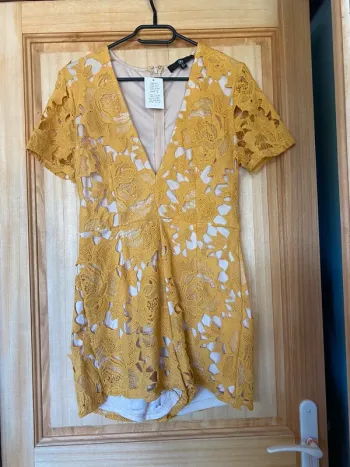 Combishort jaune