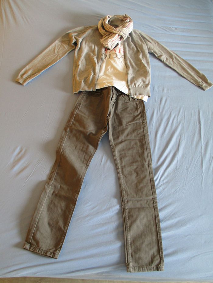 ensemble garçon 4 pièces okaidi 12/14 ans - photo numéro 2