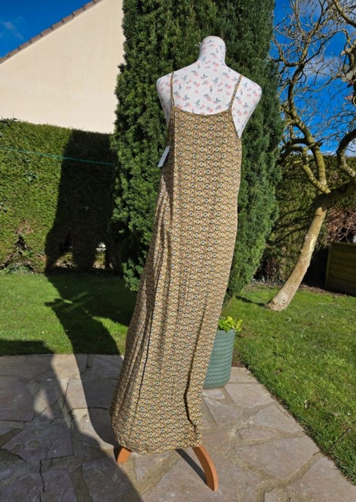 Robe élégante jaune taille 40 - photo numéro 3