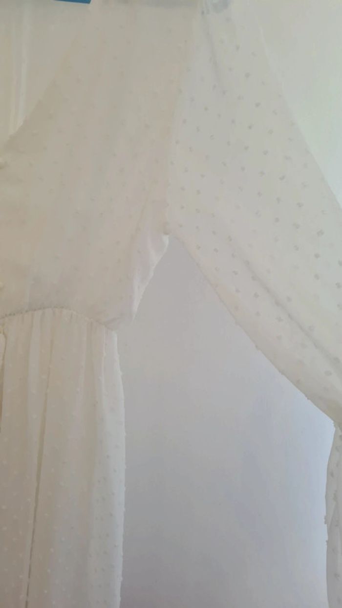 Robe en plumetis blanche - photo numéro 4