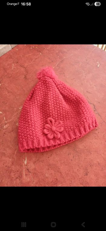 Bonnet fille taille 5 ans