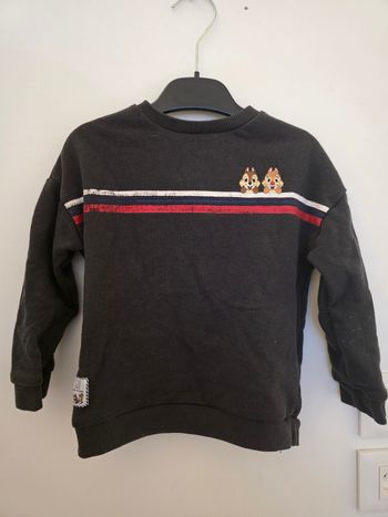 Pull Disney3 Tic & Tac gris foncé taille 3 ans