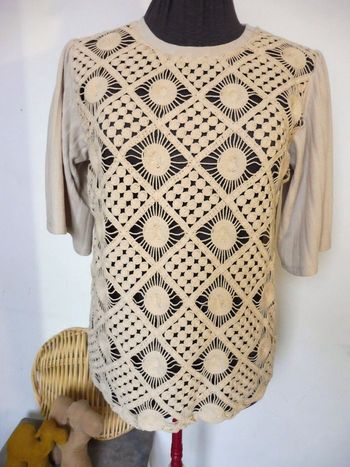Haut femme beige GTIG Barcelona Taille 42