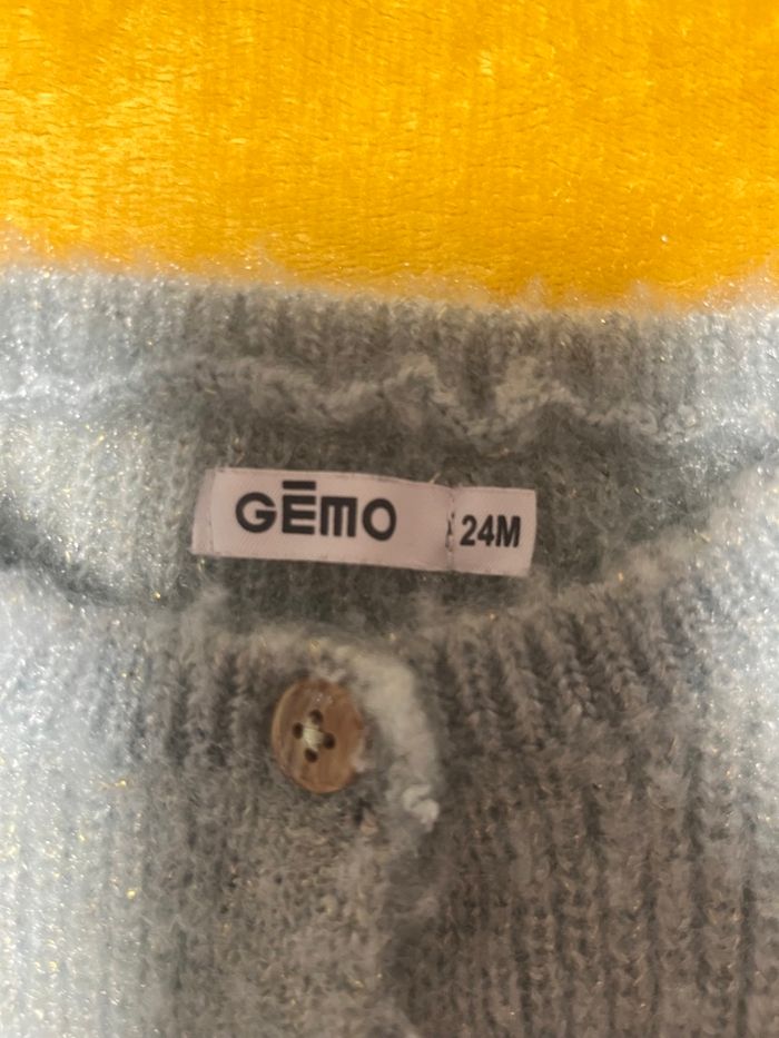 Gilet pull laine fille 24 mois - photo numéro 2