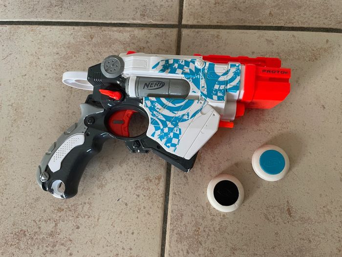 Nerf Proton avec 2 disques