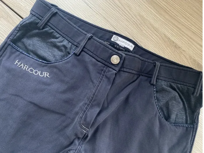 Pantalon d’équitation Harcour – Taille 42 – Bleu Marine - photo numéro 4