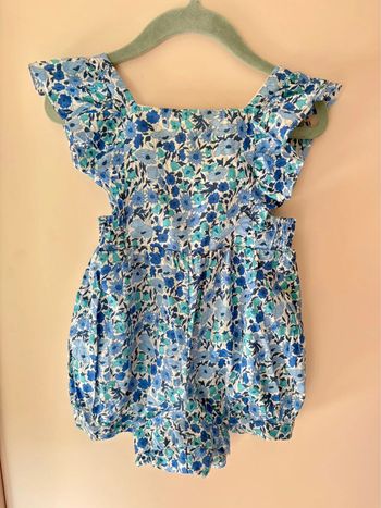 Barboteuse Jacadi en Liberty Poppy 24 mois