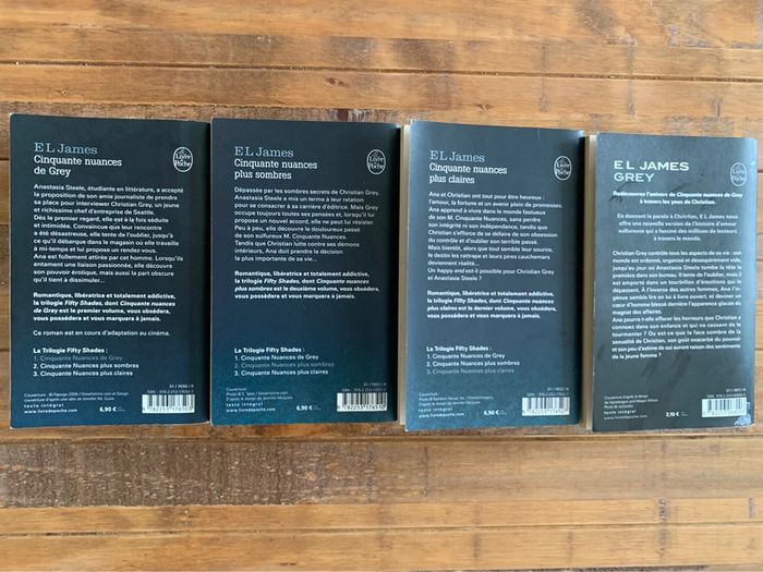 Trilogie cinquante nuance de grey 4 livres - photo numéro 6