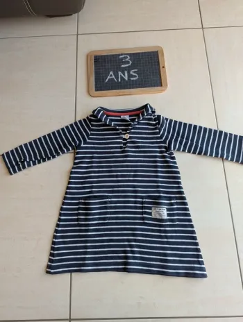 Robe marinière petit bateau 3 ans