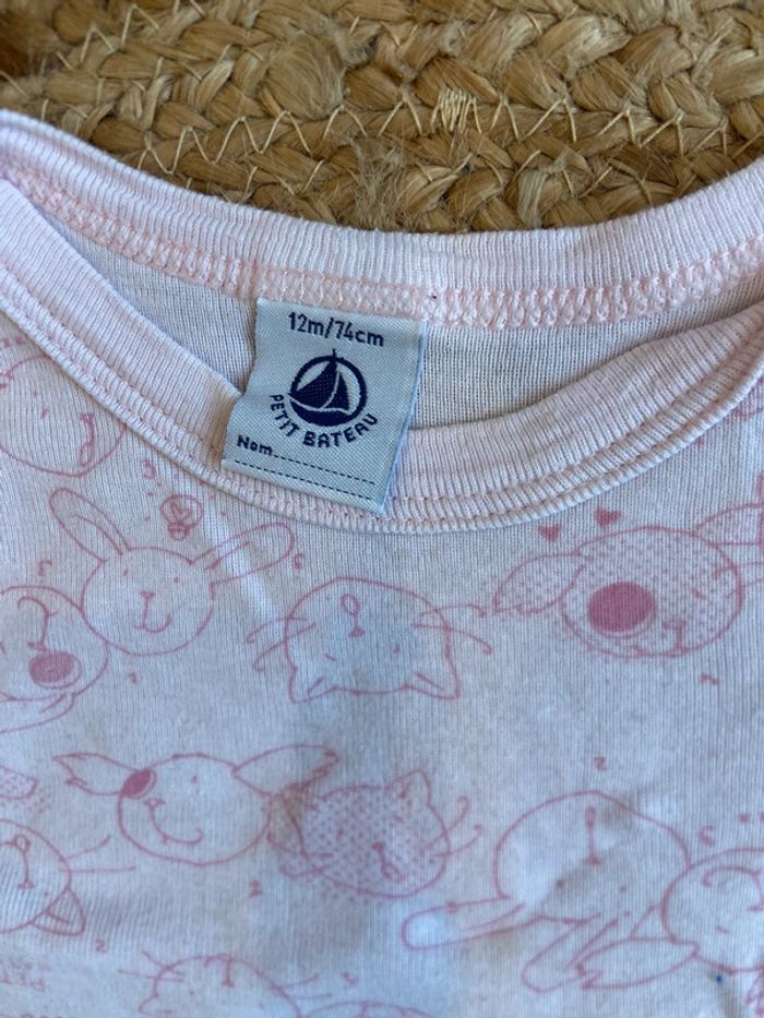 Body fille 12 mois Petit Bateau - photo numéro 2