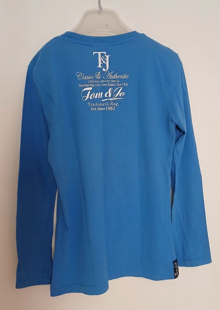 T-shirt bleu taille 14 ans - photo numéro 4