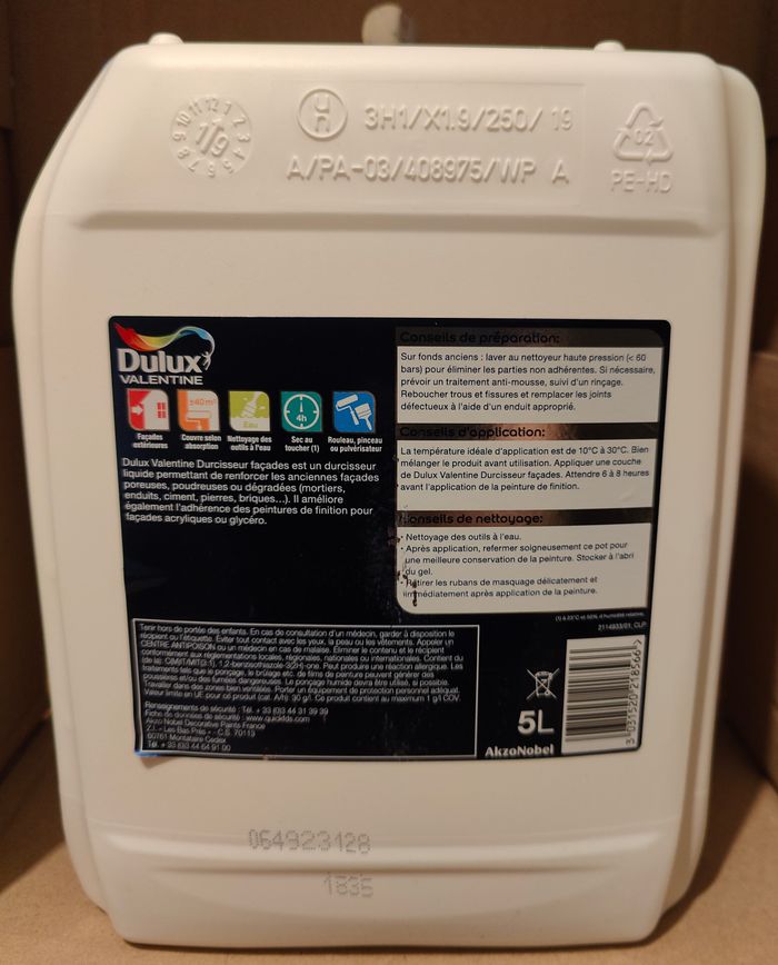 Durcisseur pour façades Dulux Valentine - 5 litres - photo numéro 2