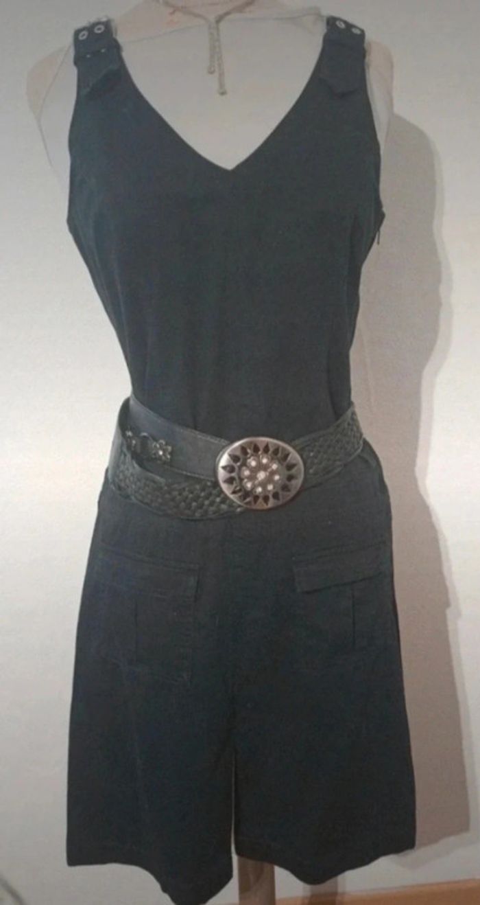 Superbe robe en jean à bretelles - photo numéro 3