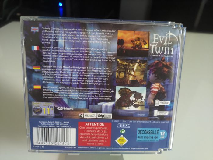 Jeu Sega Dreamcast Evil Twin Cyprien's Chronicle comme neuf - photo numéro 3