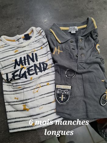 Tee-shirts à manches longues 6 mois