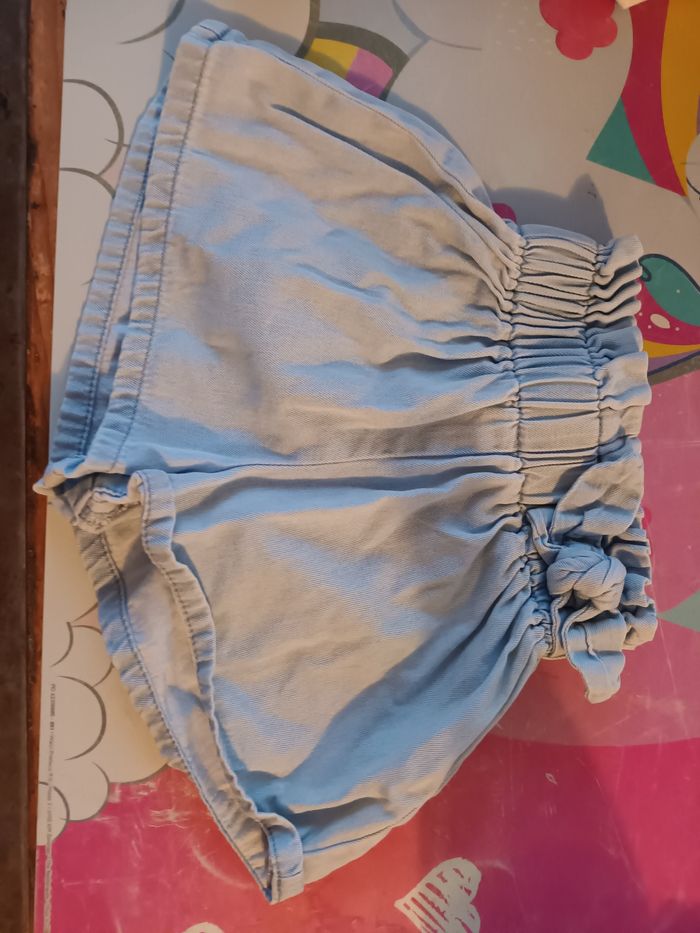 Short en jeans