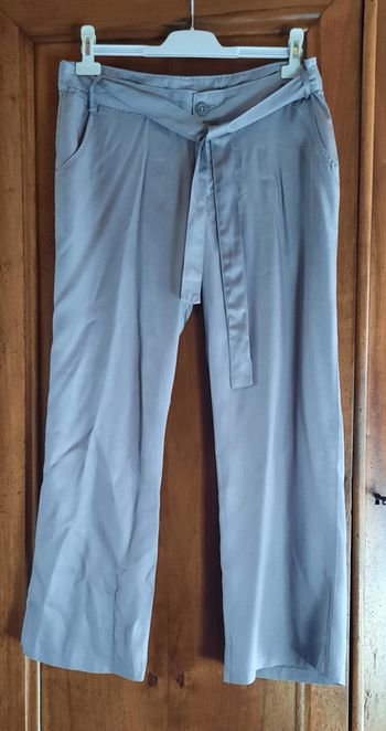 Pantalon gris, femme, K Woman, taille 40