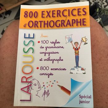 Livre orthographe et exercices