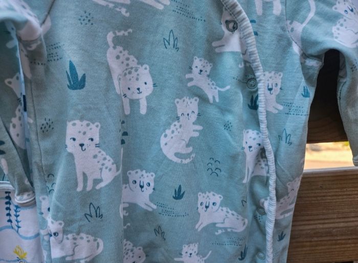 2 pyjamas légers Baby Club, 3 mois - photo numéro 3