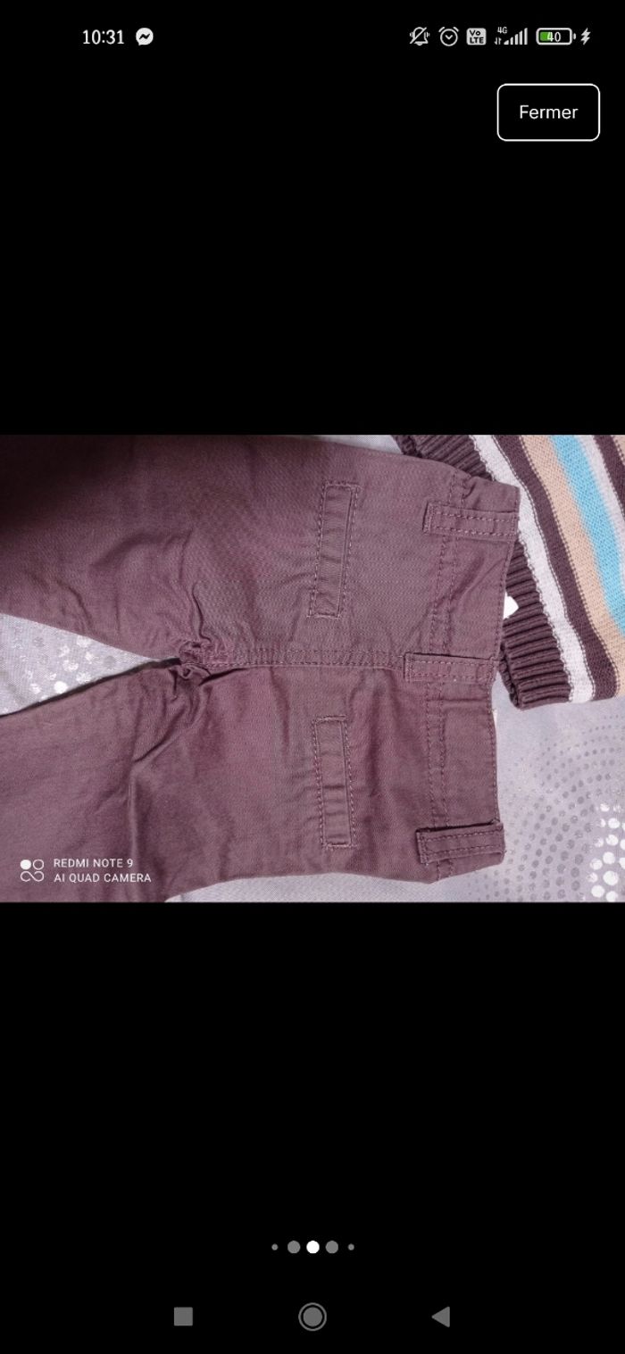 petit ensemble marron - photo numéro 4