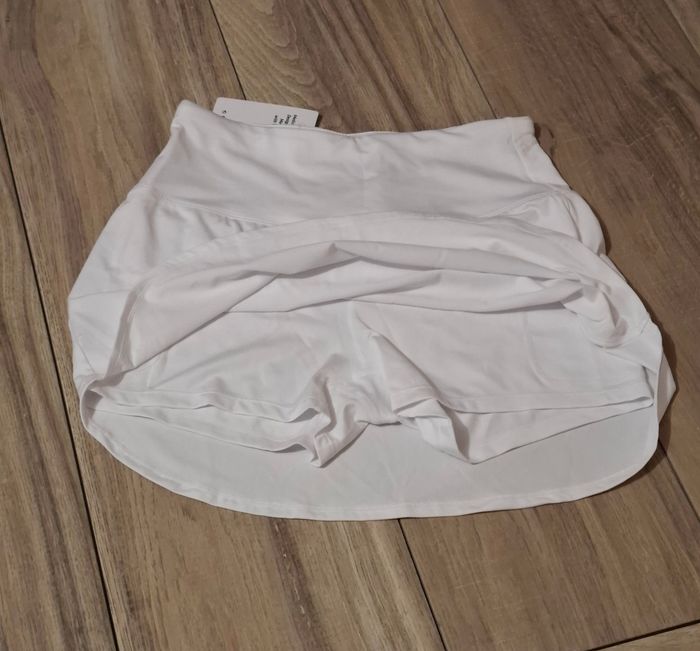 Jupe fille femme short sport tennis golf blanc - photo numéro 3